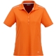 aerial view a saffron/white (270) womens albula ss polo, image 1 of 6
