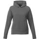aerial view a grey storm (991) womens coville knit hoodie with thumb holes, image 1 of 2