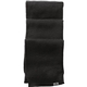 a black (995) unisex wallace roots73 knit scarf