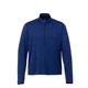 aerial view a new royal heather (561) mens mather performance knit half zip with thumb holes, image 1 of 3