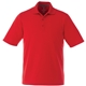 aerial view a team red (358) mens tall dade short sleeve performance polo, image 1 of 2