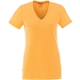 aerial view a amber heather (236) womens sarek v - neck short sleeve tee, image 1 of 2