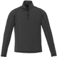 aerial view a grey storm (991) mens bowlen poly microfleece quarter zip, image 1 of 4
