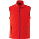 aerial view a team red (358) mens tyndall poly microfleece vest, image 1 of 2