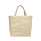 aerial view a natural julian - non - woven shopping tote bag, image 1 of 2