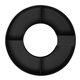 aerial view a black intrepid tumbler snack bowl, image 1 of 4