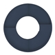 aerial view a navy intrepid tumbler snack bowl, image 1 of 4