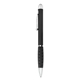 aerial view a black roll write fidget pen, image 1 of 3