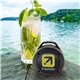 a group of h2o speaker with strap