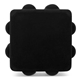 aerial view a black (pms 6c) silicone popper stress cube, image 1 of 4