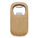 aerial view a natural wood wood bottle opener mini, image 1 of 5