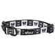 aerial view a custom dog collar with neoprene backing large, image 1 of 6