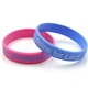 aerial view a custom printed silicone bracelets 12mm, image 1 of 6