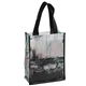 a group of laminated non woven polypropylene tote 8 w x 10 h x 4 d