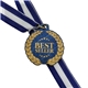 aerial view a group of wood medals 2 w x 2 h, image 2 of 4