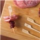 a group of eco - friendly wood food picks
