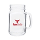 aerial view a clear 16 oz mason mug - clear, image 1 of 3