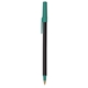 a black barrel & teal trim bic(r) prevaguard(r) round stic(r) pen