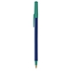 a navy barrel & teal trim bic(r) prevaguard(r) round stic(r) pen