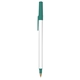a white barrel & teal trim bic(r) prevaguard(r) round stic(r) pen