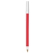 aerial view a red barrel & white trim bic(r) prevaguard(r) round stic(r) pen, image 4 of 4