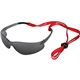 a red 7/16 nylon elastic eyewear retainer