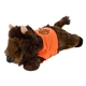 aerial view a buffalo bison aurora mini flopsies stuffed animals, image 1 of 2