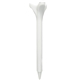 aerial view a white 2-3/4 bio - composite bulk tee, image 1 of 2