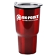 aerial view a red the aurora - 28 oz stainless steel auto tumbler, image 1 of 2