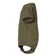 aerial view a military green rabbit skins fine jersey infant lap shoulder creeper, image 3 of 3