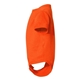 aerial view a orange rabbit skins fine jersey infant lap shoulder creeper, image 3 of 3