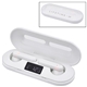 a group of symmetry tws wireless earbuds and charger case