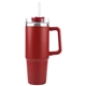 a red dusky 30 oz vacuum insulated tumbler mug w / handle