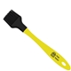 aerial view a saffron yellow mini silicone basting brush, image 1 of 2