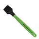 aerial view a cilantro green large silicone basting brush, image 1 of 2