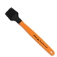aerial view a paprika orange large silicone basting brush, image 1 of 2