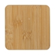 aerial view a natural bamboo bamboo square coaster bottle opener, image 1 of 4