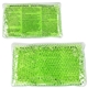 aerial view a green full - color aqua pearls(tm) hot / cold pack, image 1 of 2