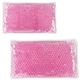 aerial view a pink full - color aqua pearls(tm) hot / cold pack, image 1 of 2