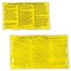 aerial view a yellow full - color aqua pearls(tm) hot / cold pack, image 1 of 2