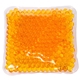 aerial view a orange full - color square aqua pearls(tm) hot / cold pack, image 1 of 2