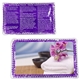 a purple treat yourself large rectangle aqua pearls(tm) hot / cold pack