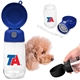 a group of pet 13 oz water bottle with bowl
