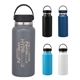 a group of hydro flask(r) wide mouth 32 oz bottle with flex cap