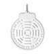 aerial view a white pet feeder suction mat, image 1 of 6