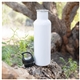 a group of h2go bolt 24 oz stainless steel water bottle - white