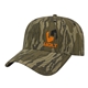 aerial view a mossy oak® original bottomland® six panel structured camo cap, image 1 of 4