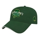 aerial view a dark green/white x - tra value structured sandwich cap, image 1 of 5