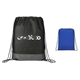 a group of crossweave heat sealed drawstring bag