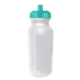 a frosted bottle & teal lid 20 oz value cycle bottle, full color digital